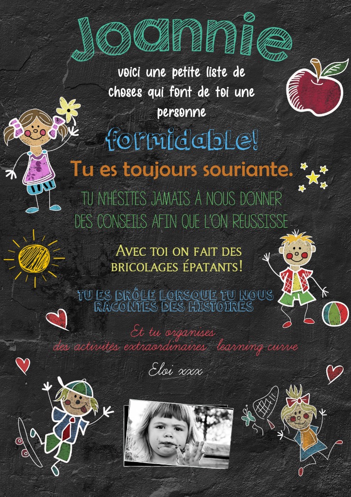 Composition Enfantine Photoshop