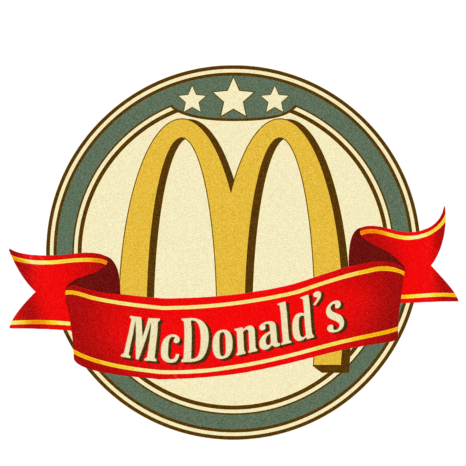 Refonte logo McDonald's Retro